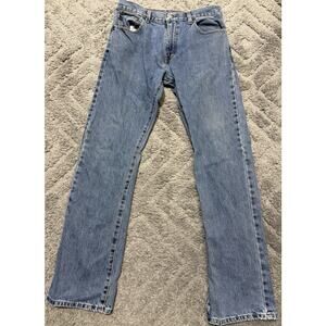 Levis 517 Jeans Mens 33x34 Blue Boot Cut American Western Denim Workwear